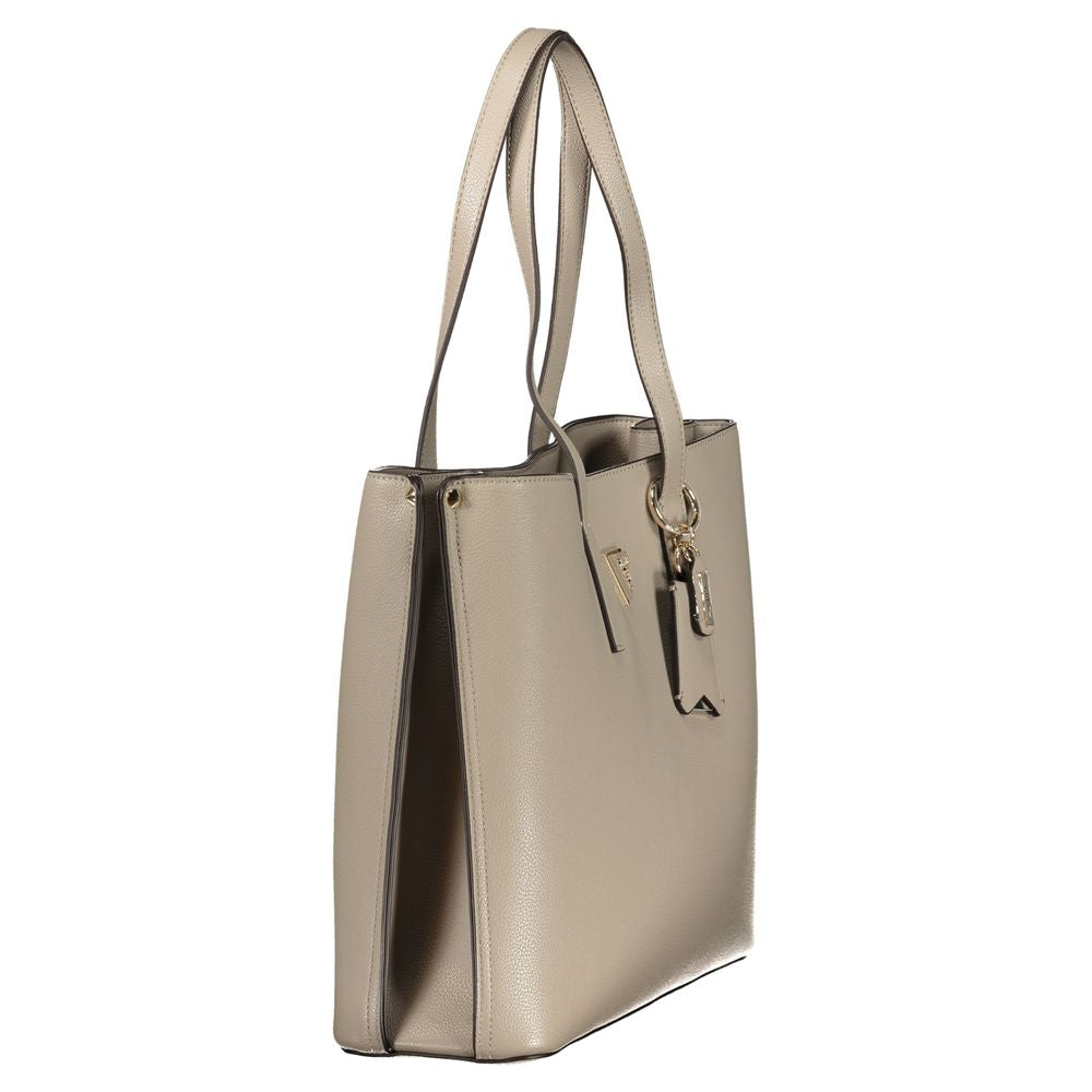 Guess Jeans Grigio Poliuretano Women's Handbag