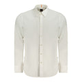 Hugo Boss White Cotton Men Shirt