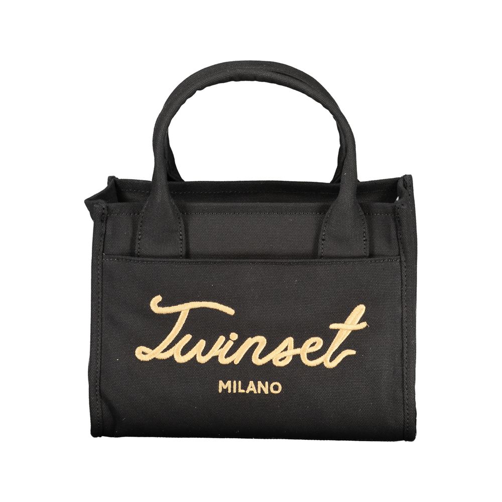 Twinset Black Cotton Women Handbag Twinset