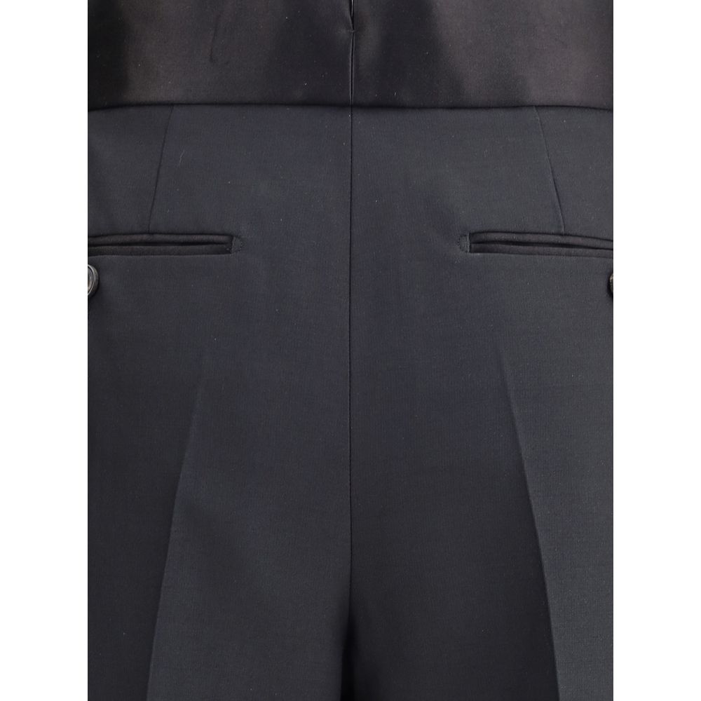 Tom Ford Black Silk Dress Pants