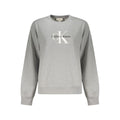 Calvin Klein Grigio Cotton Women Sweatshirt
