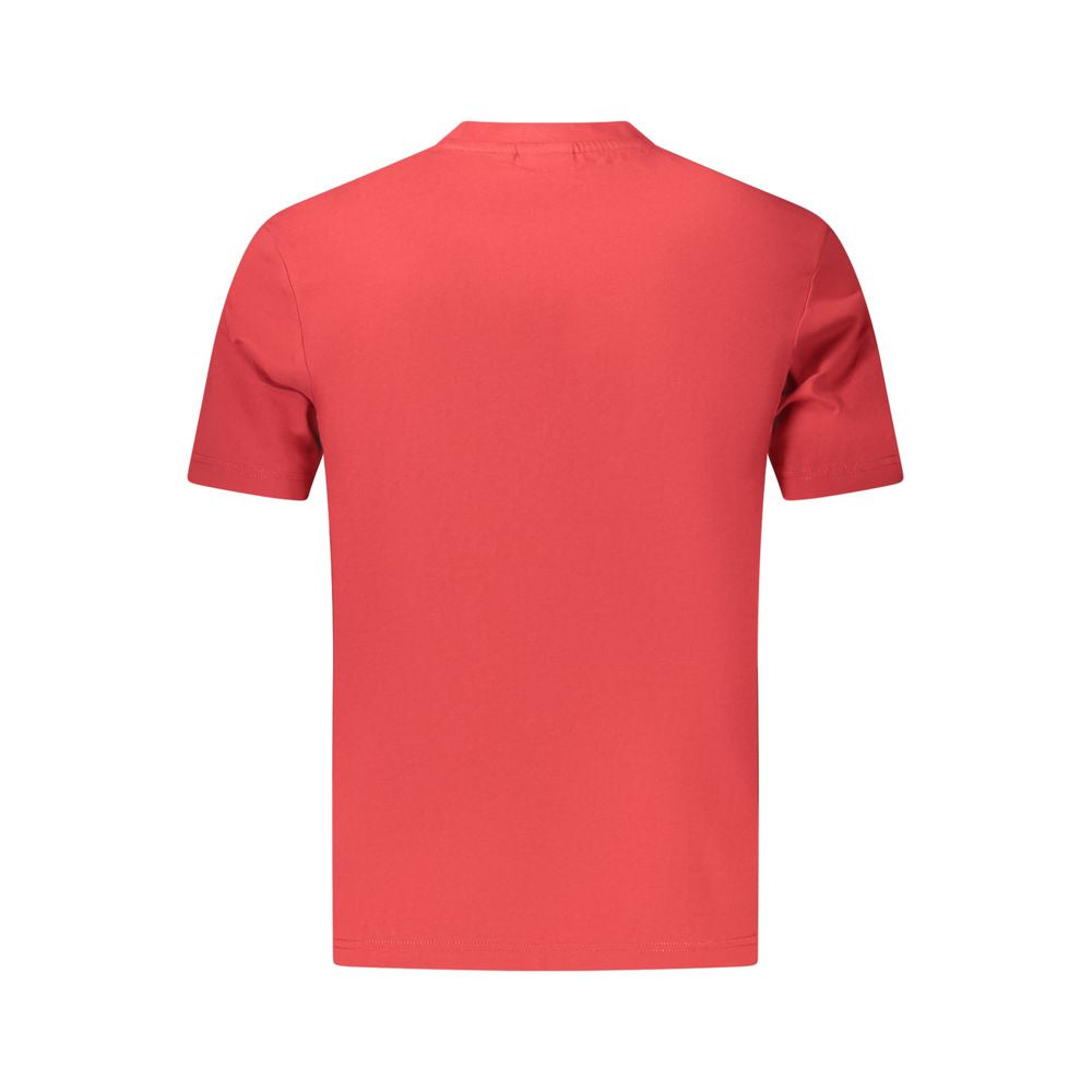 Napapijri Red Cotton Men's T-Shirt