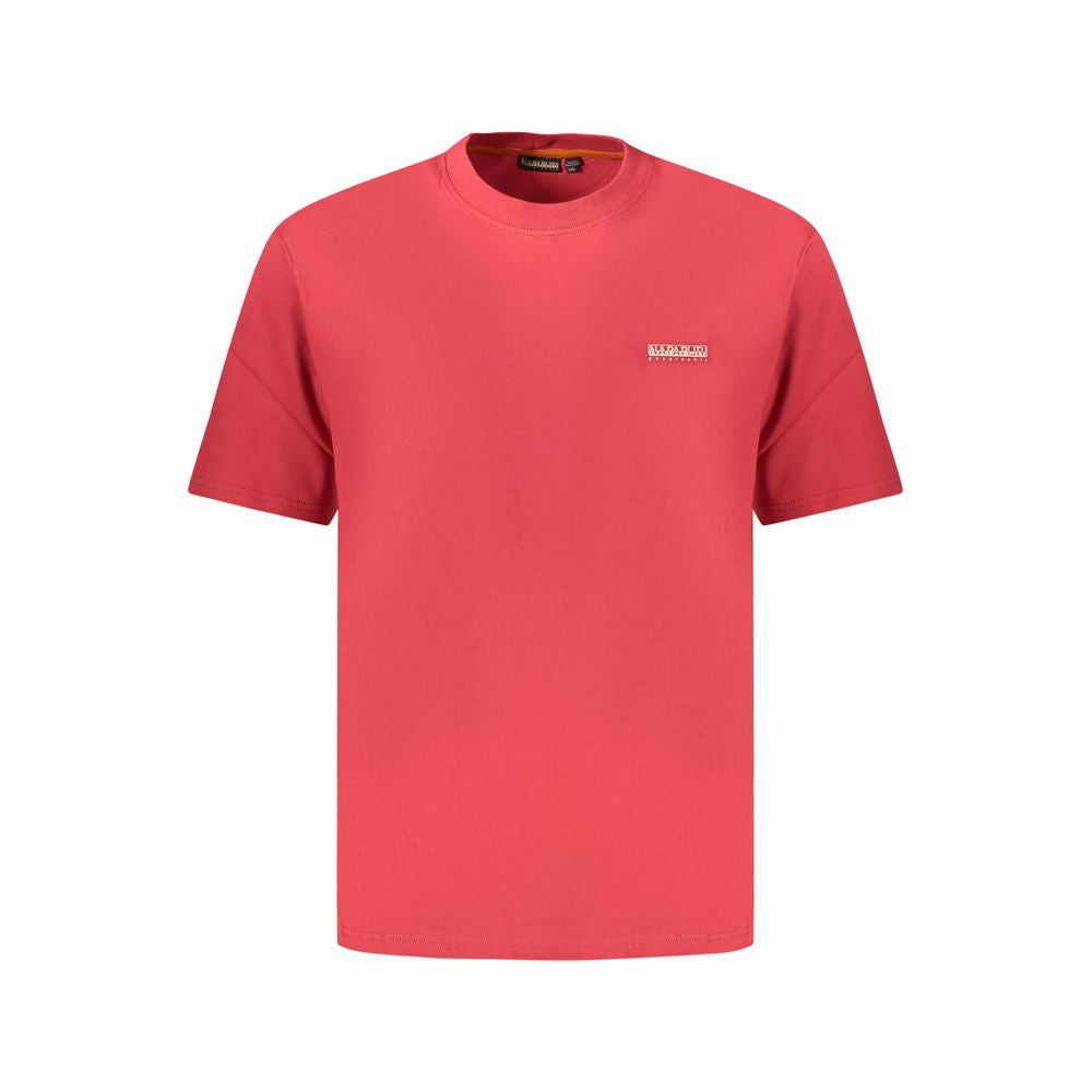 Napapijri Rosso Cotton Men Shirt