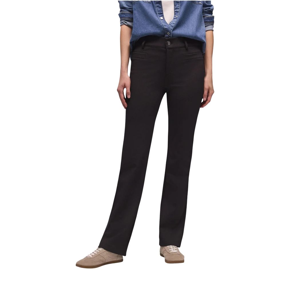 Street One Black Polyamide Pants