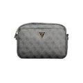 Guess Jeans Nero Poliuretano Women Handbag Guess Jeans