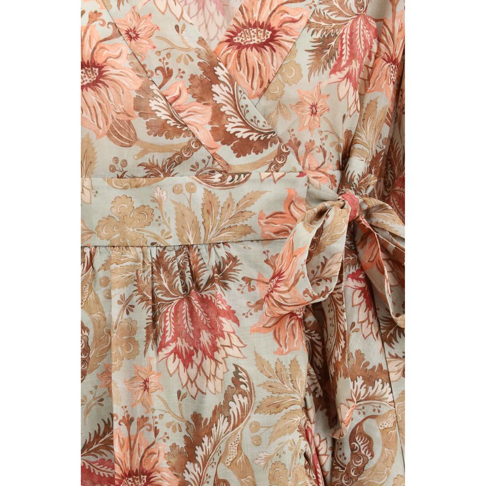 Zimmermann Multicolor Cotton Casual Dress Zimmermann