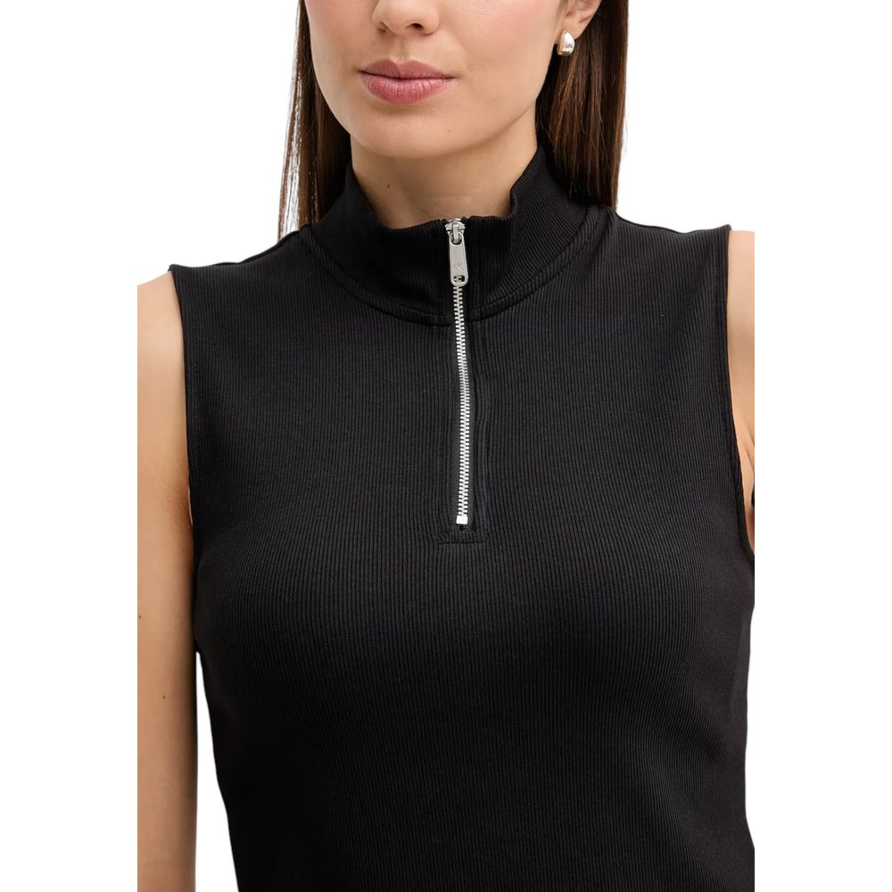 Calvin Klein Jeans Black Cotton Top Calvin Klein Jeans