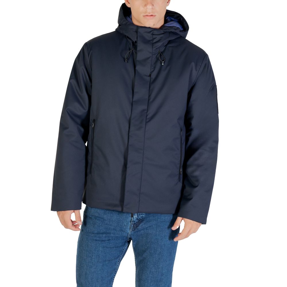 EA7 Emporio Armani Blue Polyester False EA7 Emporio Armani
