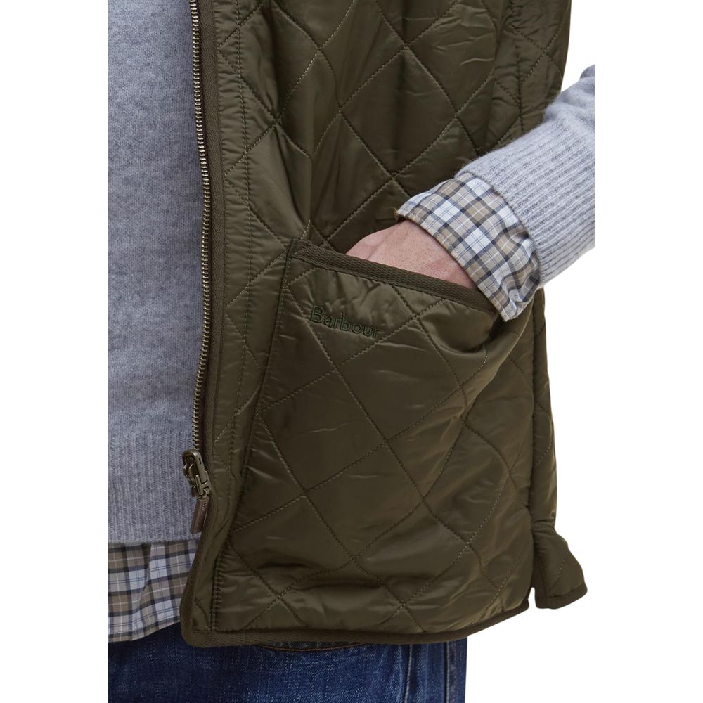 Barbour Green Polyamide Sleeveless Jacket
