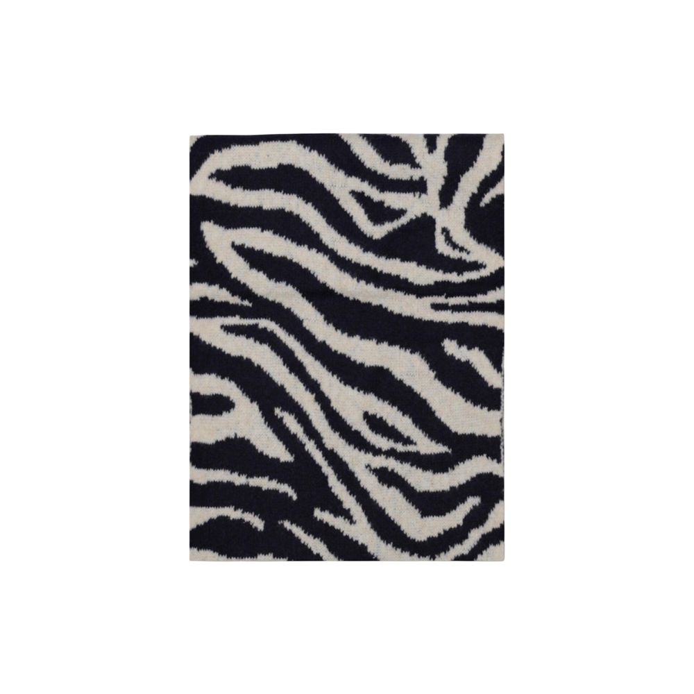 Pieces Blue Recycled Polyester Scarf