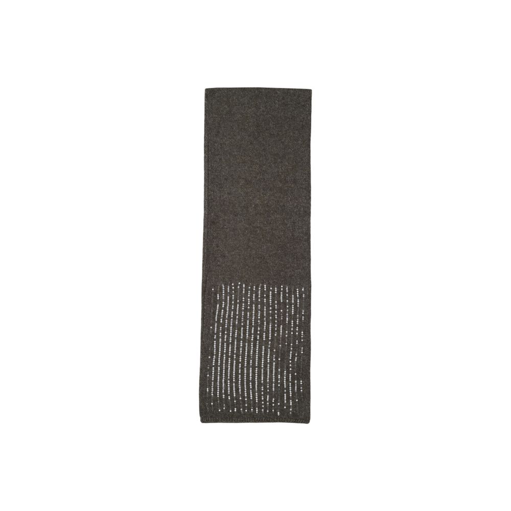 Pieces Bicolor Recycled Polyester Scarf