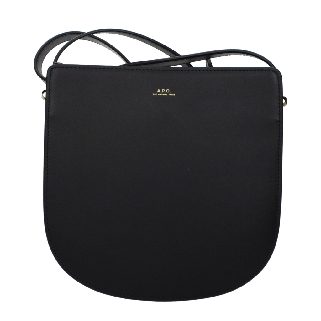 A.P.C. Black Leather Crossbody Bag A.P.C.