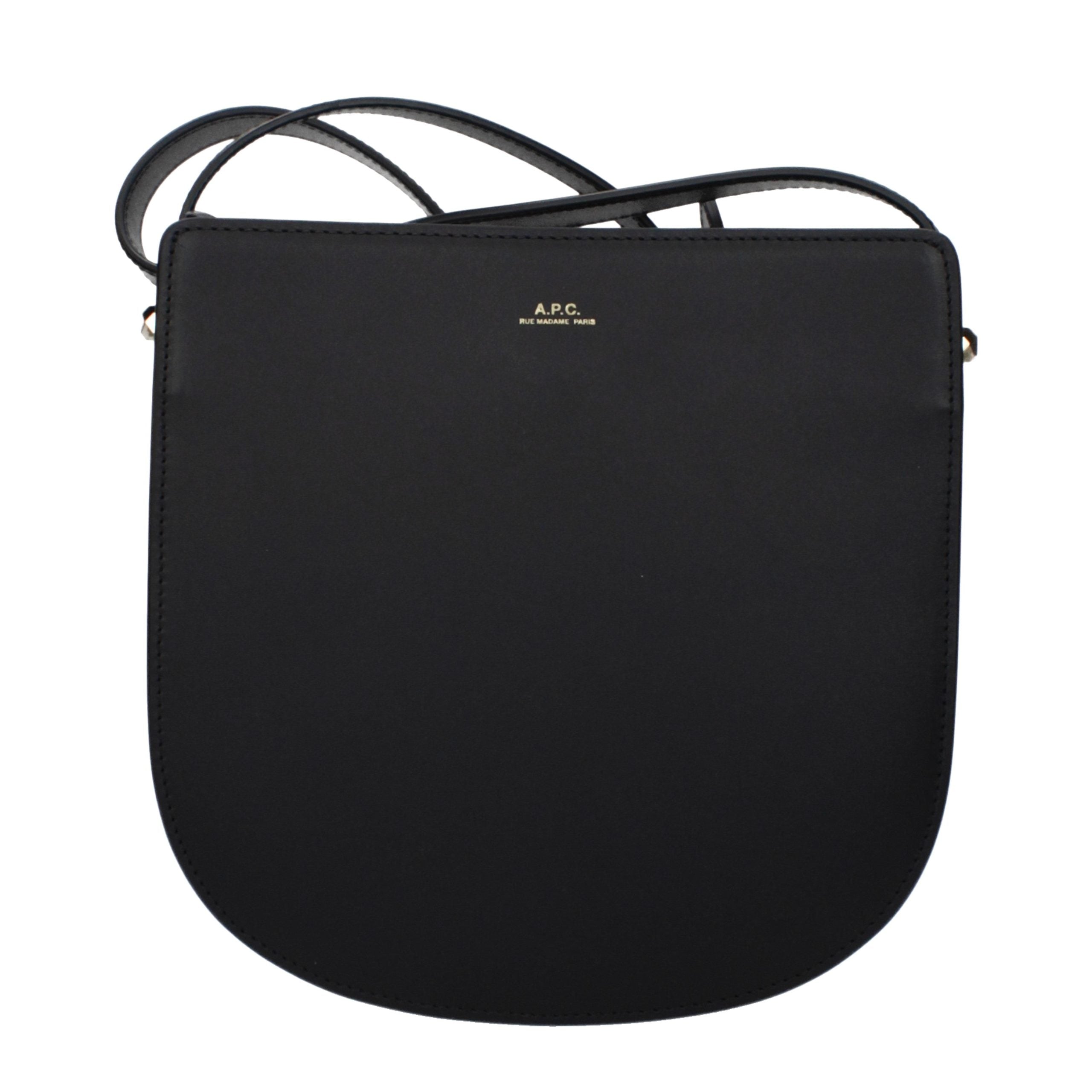 A.P.C. Black Leather Crossbody Bag A.P.C.