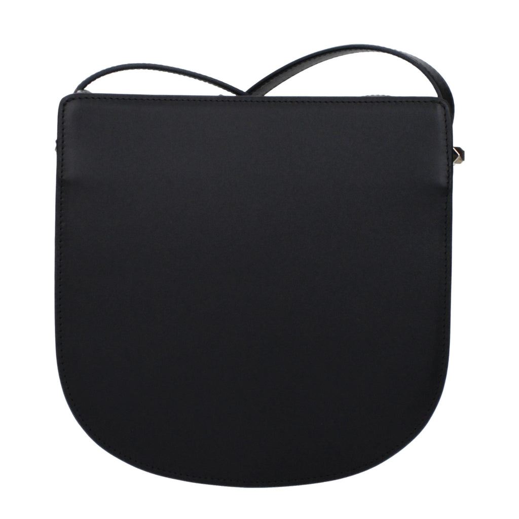 A.P.C. Black Leather Crossbody Bag A.P.C.