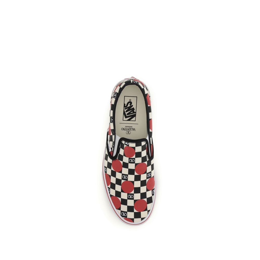 Valentino Garavani Multicolor Cotton Low Top Sneakers