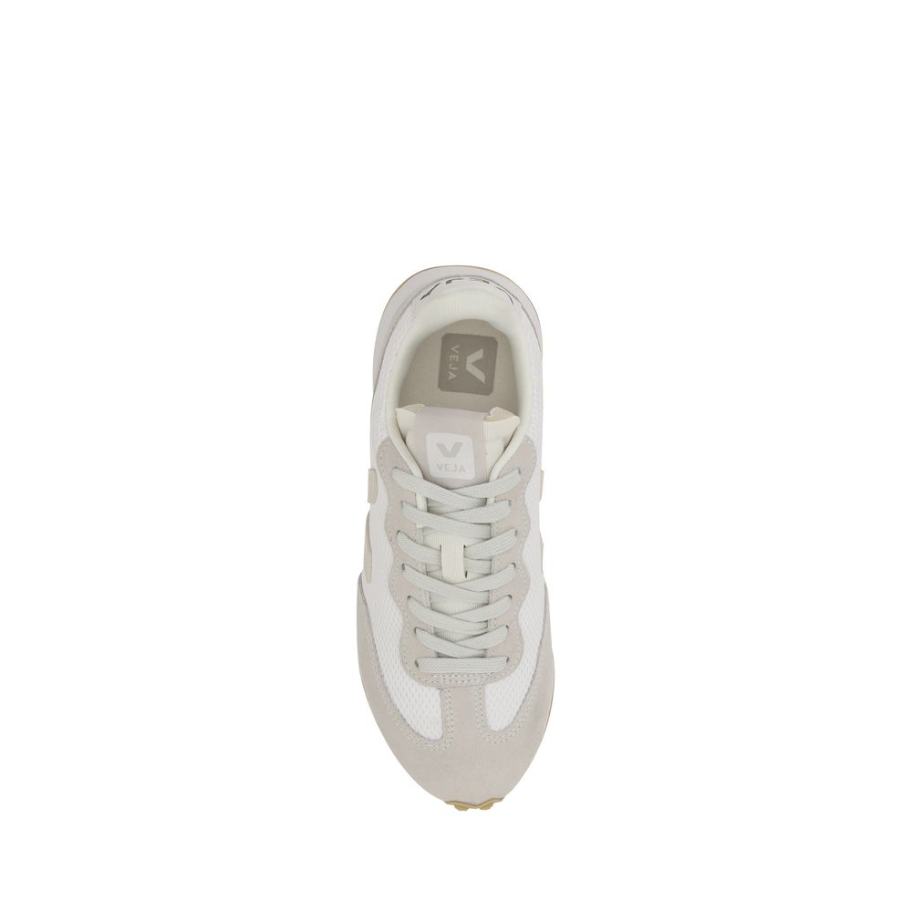 Veja White Calf Leather Bos Taurus Sneakers