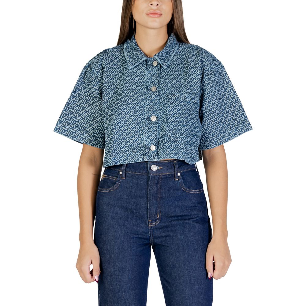 Colcci Blue Cotton Shortsleeve Shirt