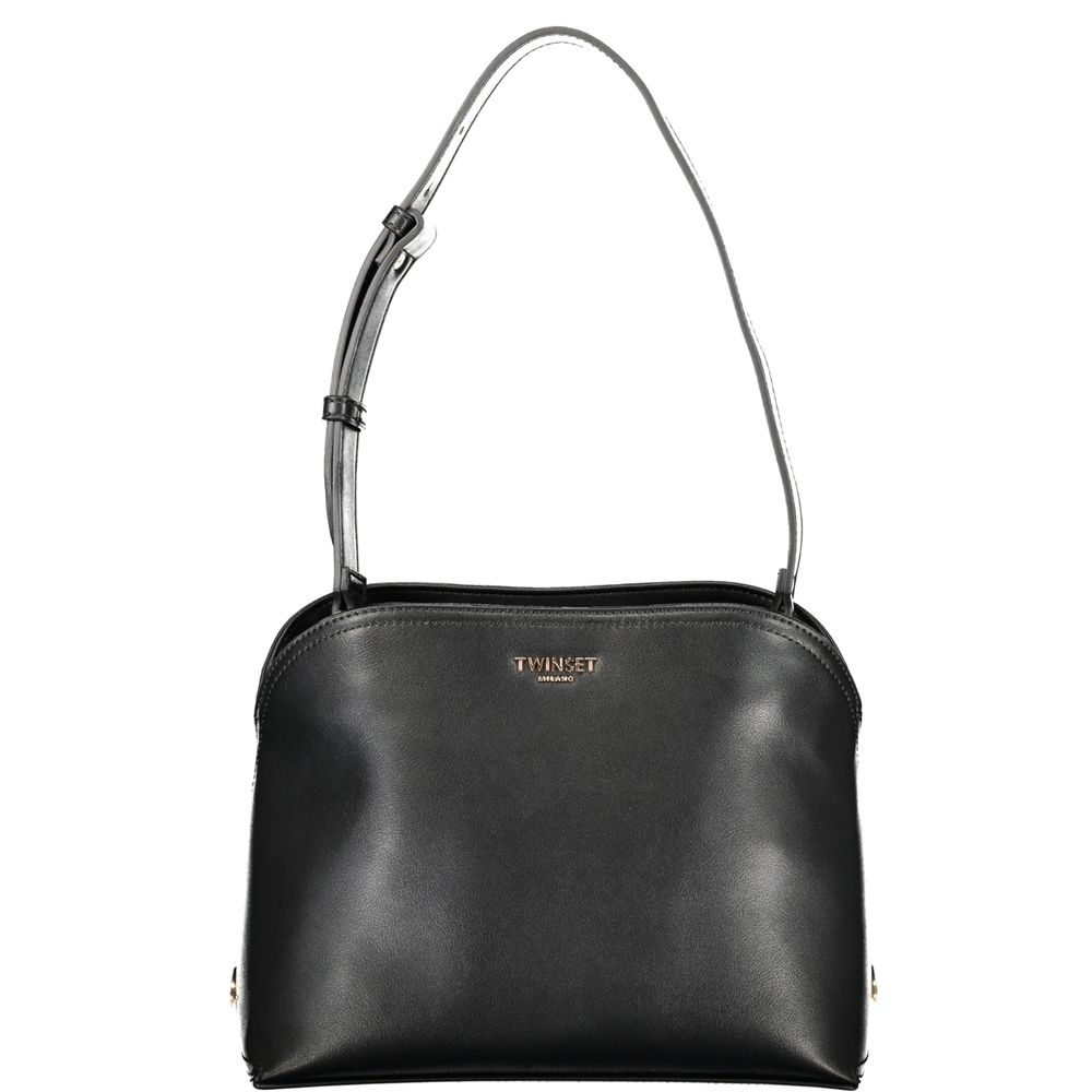 Twinset Black Polyurethane Women's Shoulder Bag Twinset