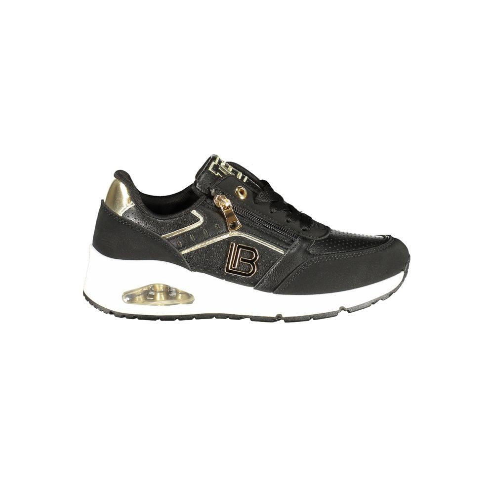Laura Biagiotti Black Polyester Women Sneaker Laura Biagiotti