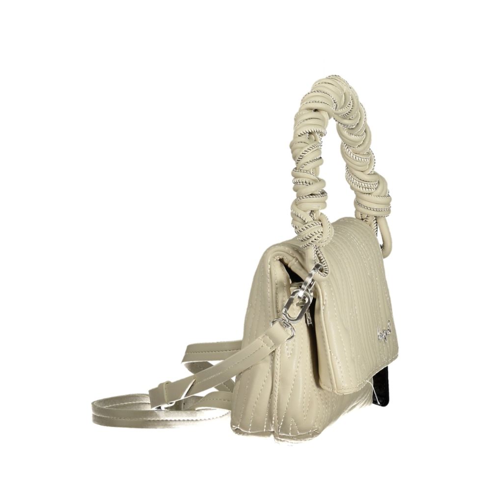 Desigual Ecru Polyurethane Women's Handbag