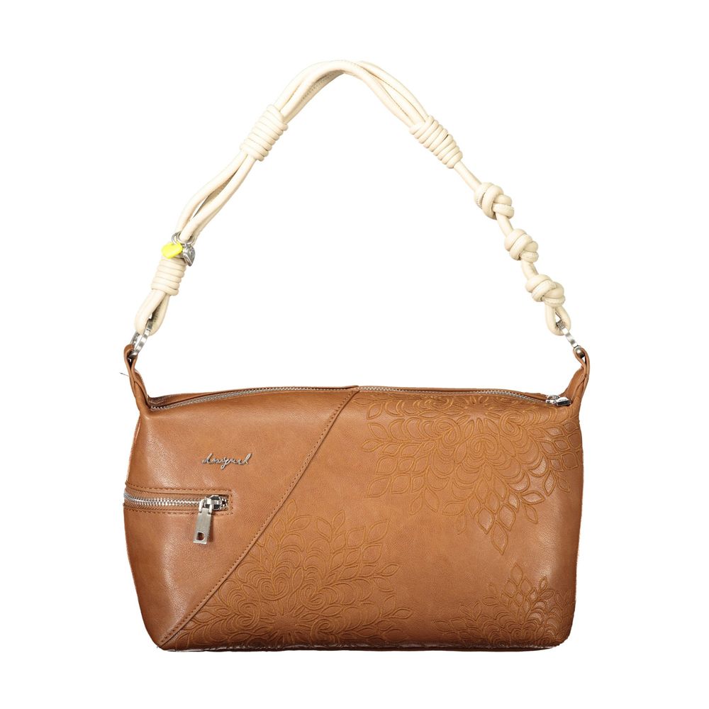 Desigual Marrone Polyurethane Women's Shoulder Bag