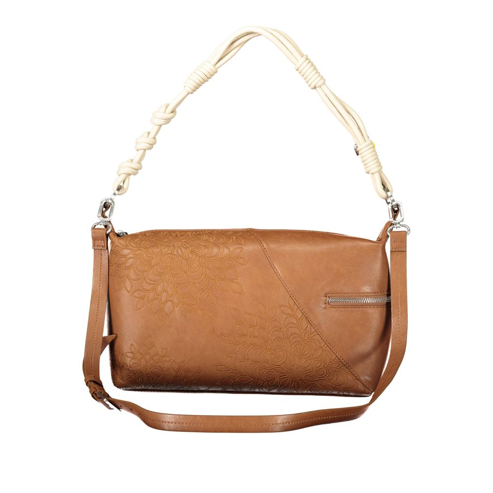 Desigual Marrone Polyurethane Women's Shoulder Bag Desigual