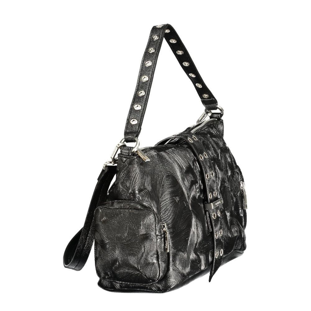 Desigual Nero Poliuretano Women Handbag Desigual