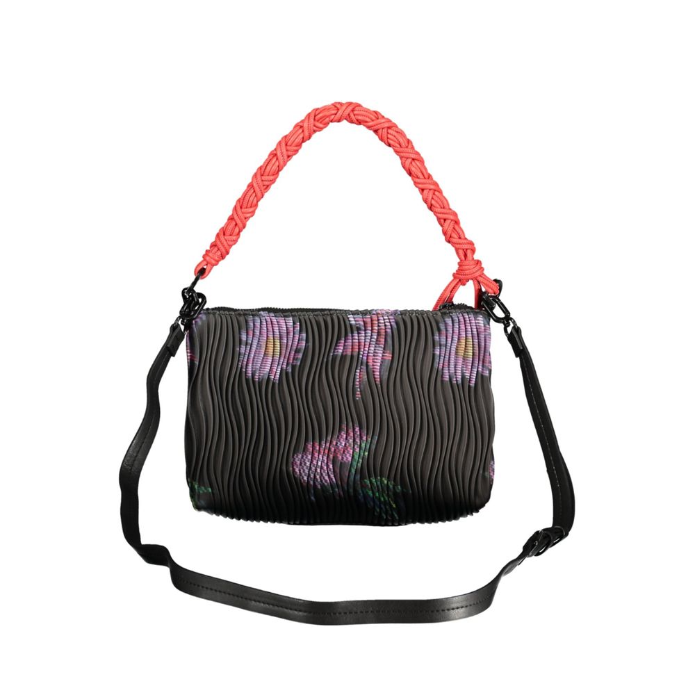Desigual Nero Poliuretano Women Handbag