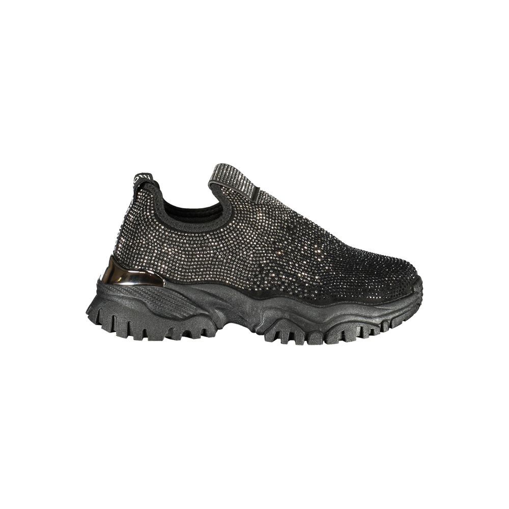 Laura Biagiotti Black Polyurethane Women Sneaker Laura Biagiotti