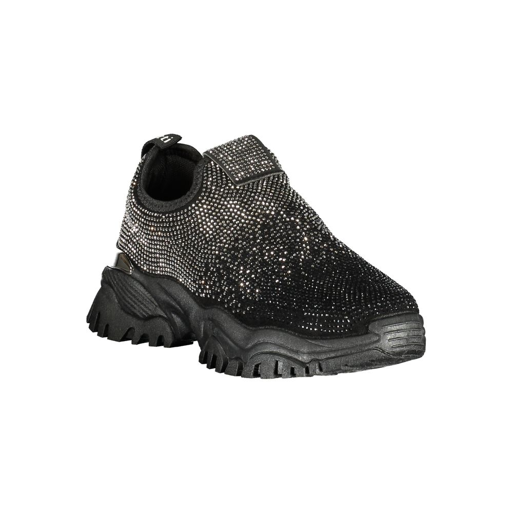 Laura Biagiotti Black Polyurethane Women Sneaker Laura Biagiotti