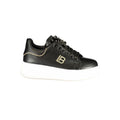 Laura Biagiotti Black Polyurethane Women Sneaker