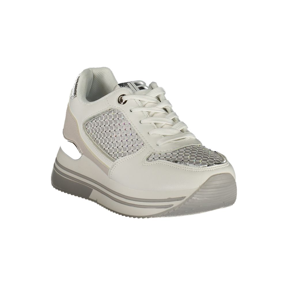 Laura Biagiotti Bianco Polyurethane Women Sneaker Laura Biagiotti