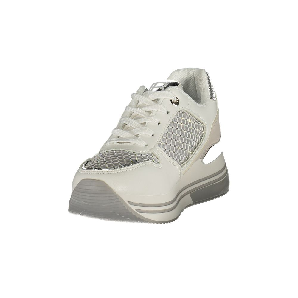 Laura Biagiotti Bianco Polyurethane Women Sneaker Laura Biagiotti