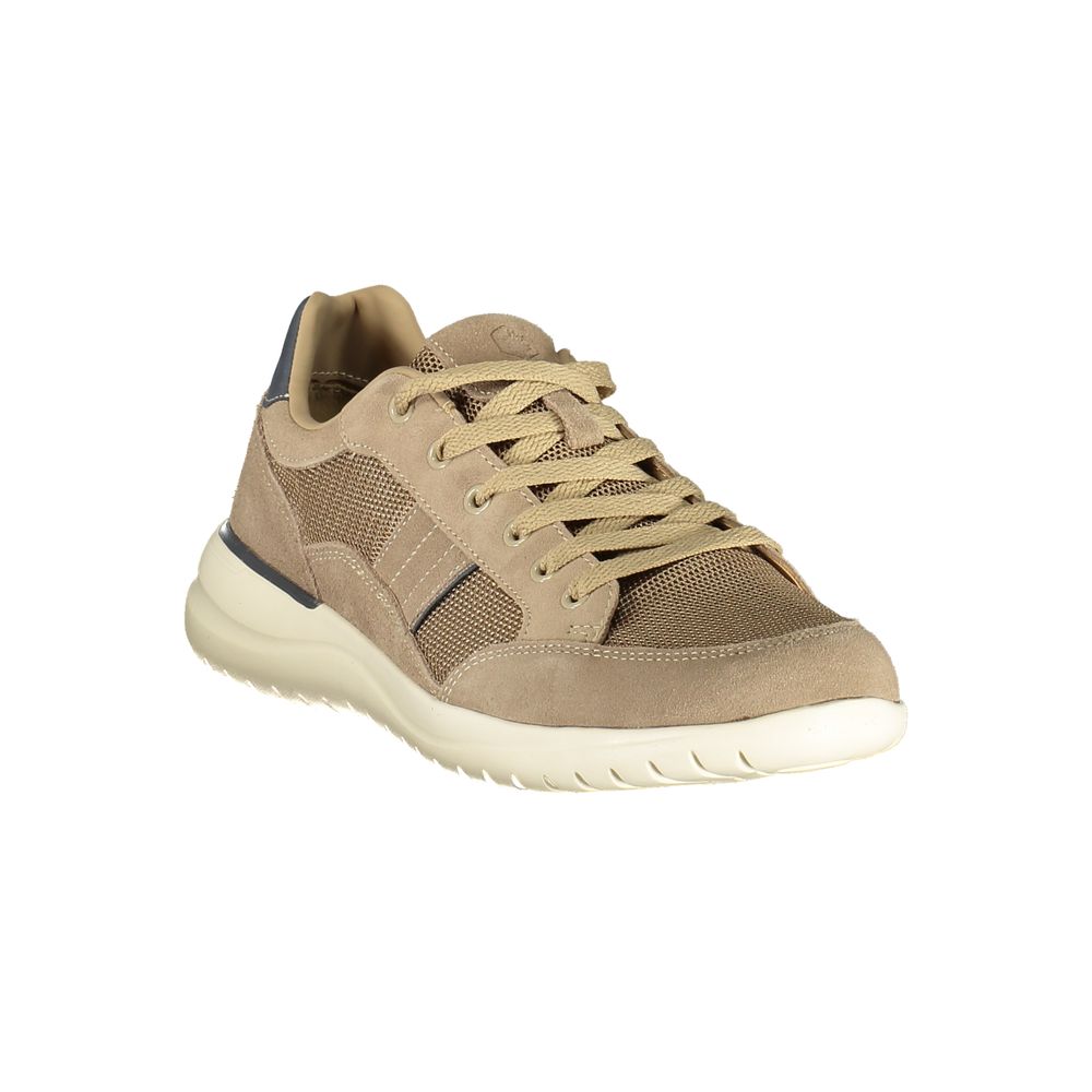 Lumberjack Beige Polyurethane Men's Sneaker