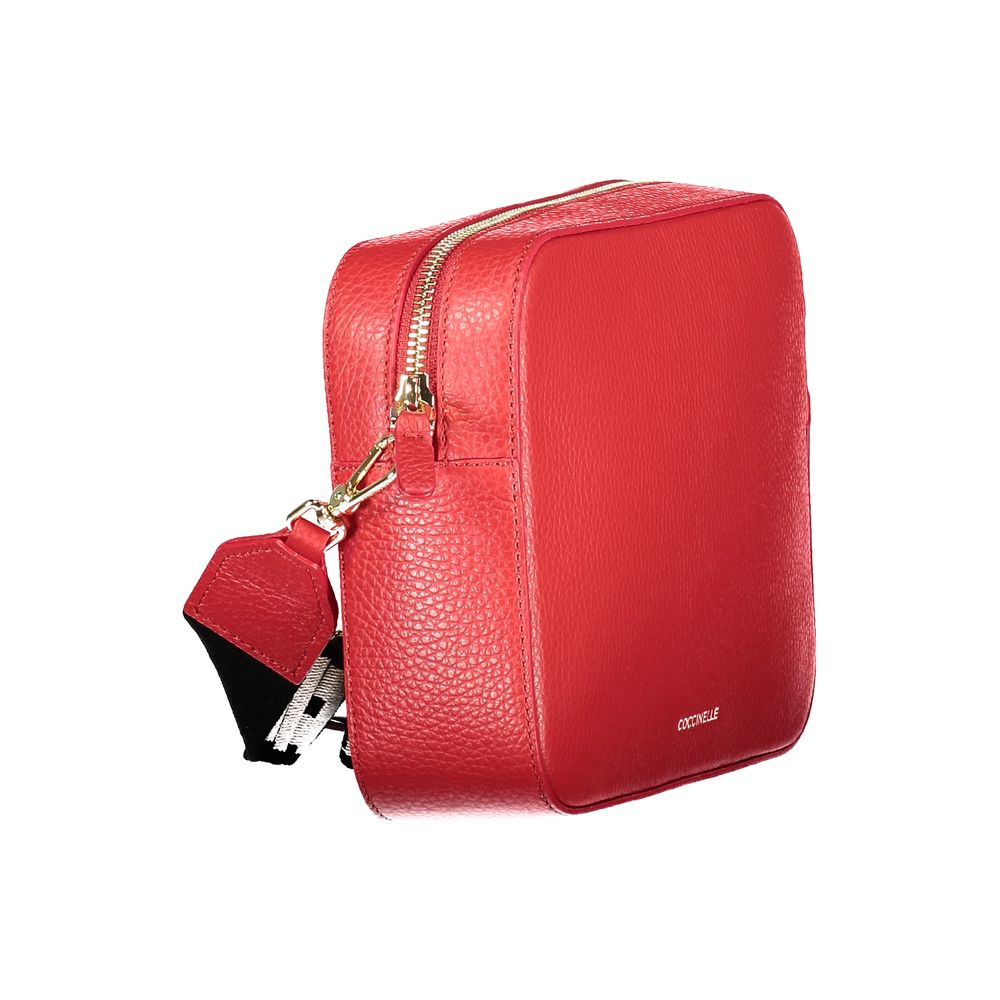 Coccinelle Rosso Leather Women Handbag Coccinelle