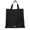 MSGM Black Fabric Handbag