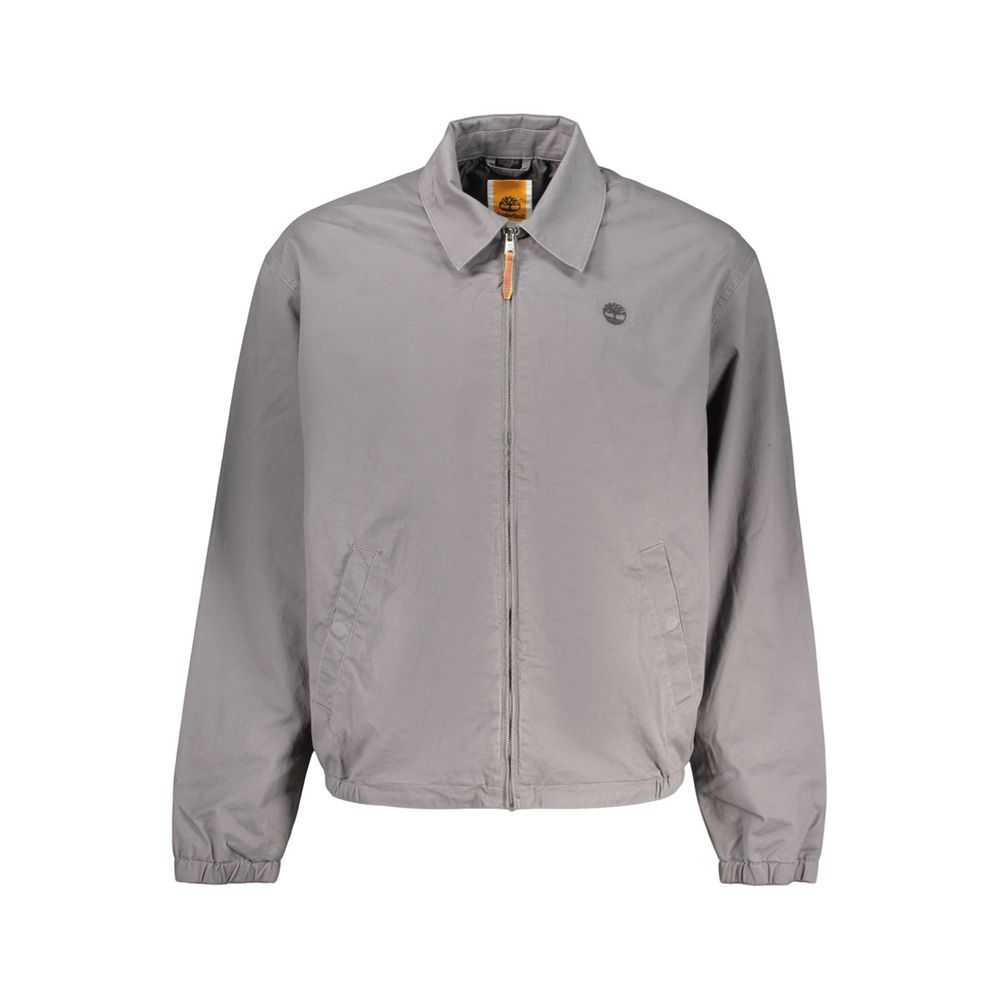 Timberland Grigio Cotton Men's Jacket Timberland