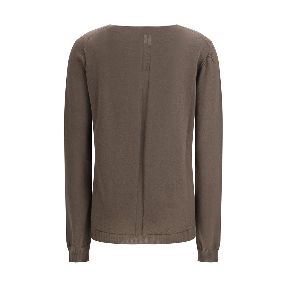Rick Owens Gray Wool Oves Aries Sweatshirt