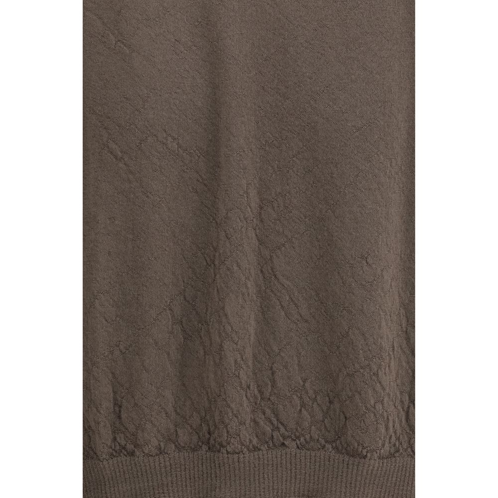 Rick Owens Gray Wool Oves Aries Sweatshirt