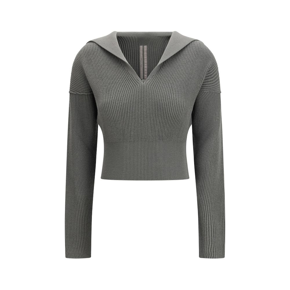 Rick Owens Bicolor Wool Oves Aries Sweatshirt