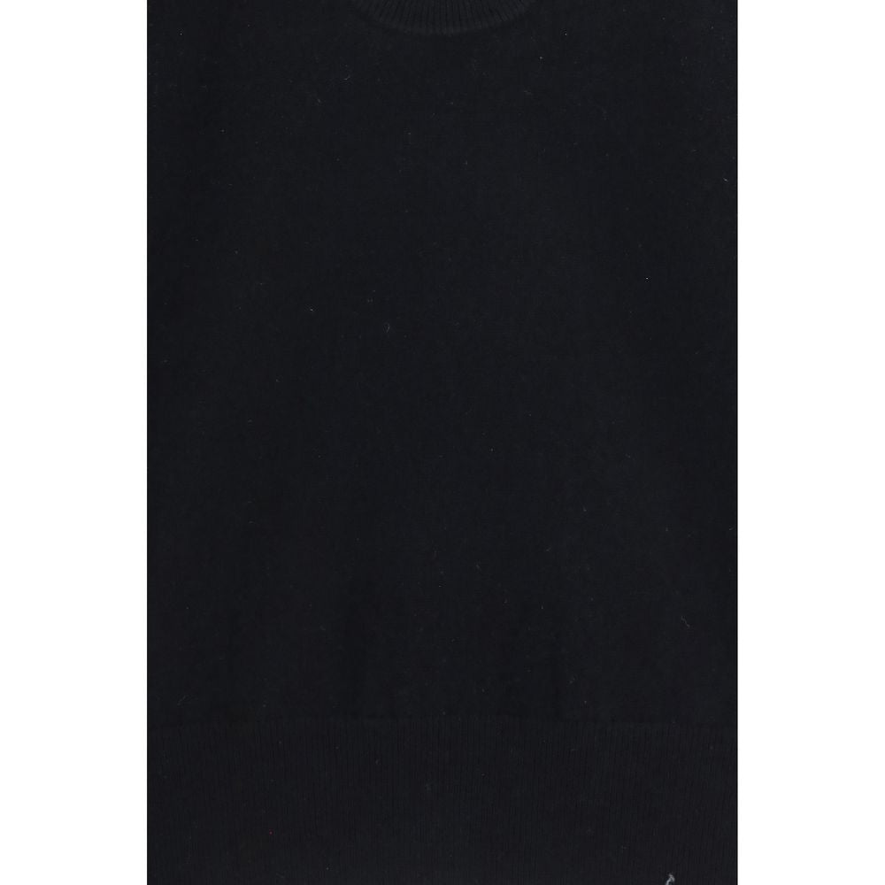 Extreme Cashmere Black Elastane Sleeveles Sweater