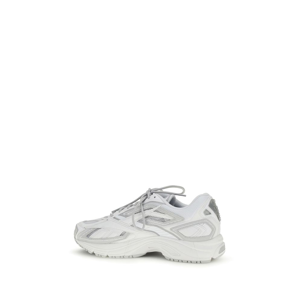 Reebok White Polyethylene Athletic Sneakers