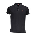 Norway 1963 Black Cotton Men Polo Shirt