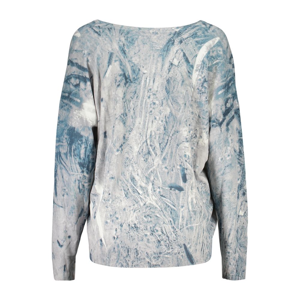 Desigual Azzurro Viscosa Woman Sweater