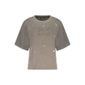 Desigual Grigio Cotton Women Sweatshirt
