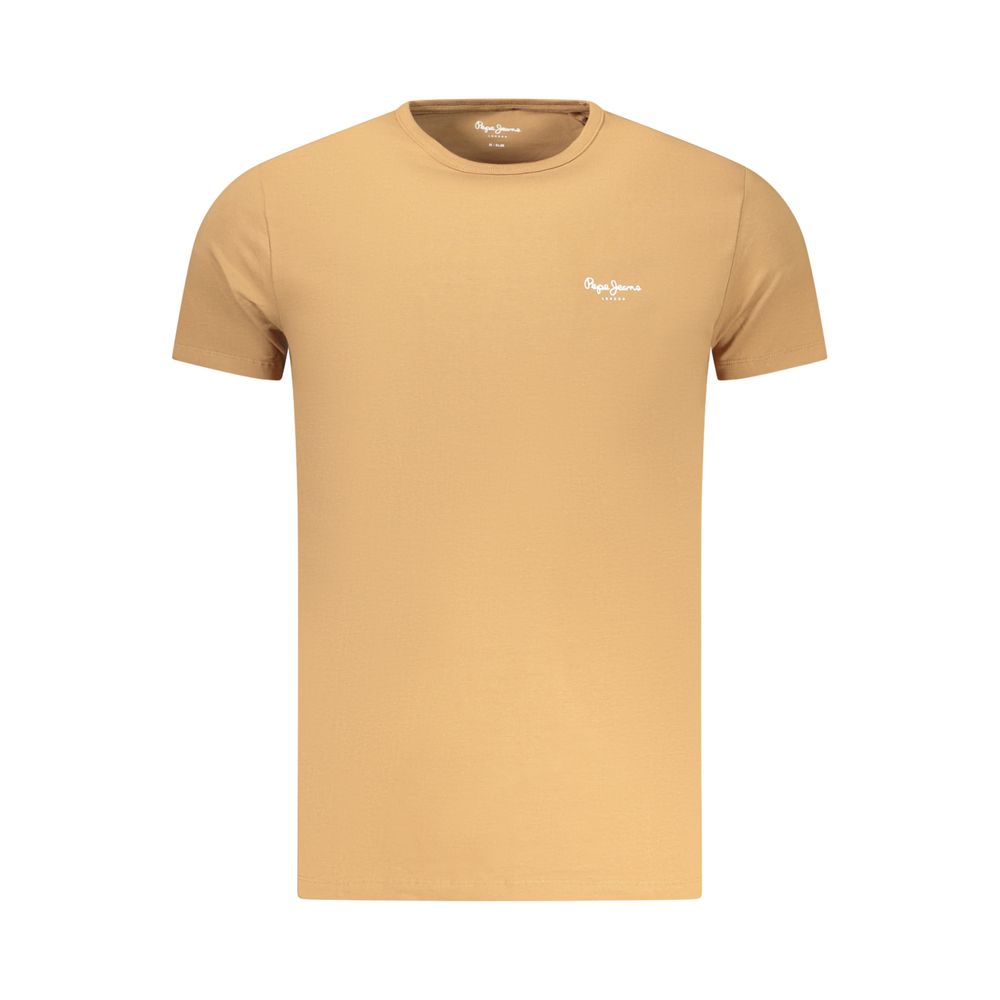 Pepe Jeans Marrone Cotton Men T-Shirt