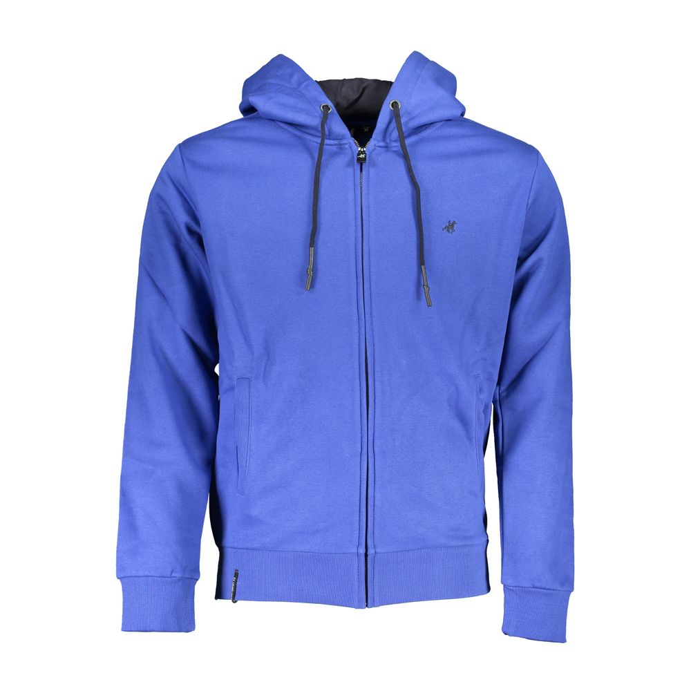 U.S. Grand Polo Blue Cotton Men Hoodie