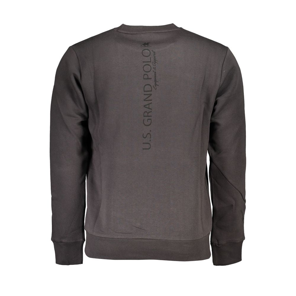 U.S. Grand Polo Gray Cotton Men Sweatshirt
