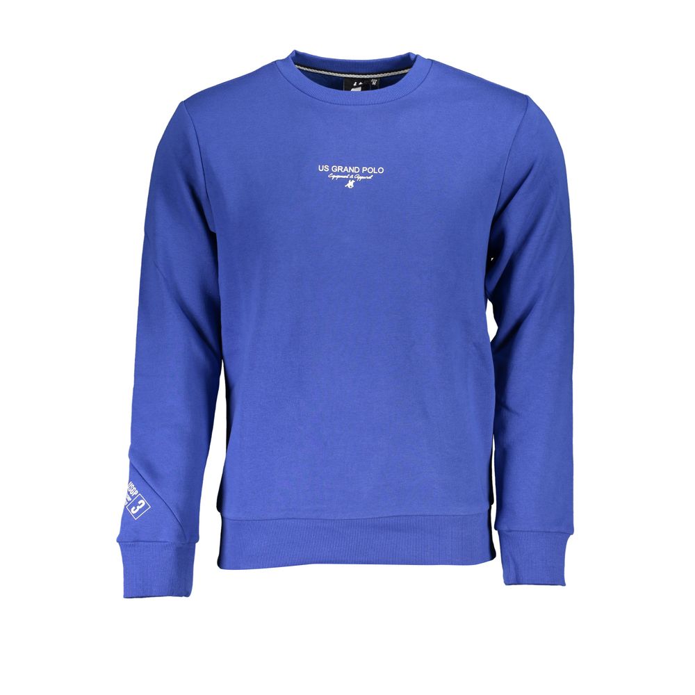 U.S. Grand Polo Blue Cotton Men's Sweatshirt