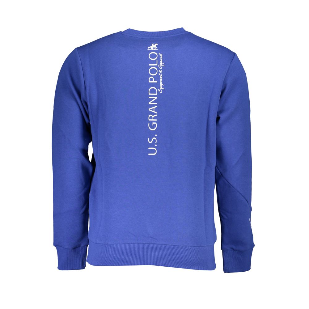 U.S. Grand Polo Blue Cotton Men's Sweatshirt